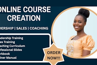 design complete corporate training or coaching program with ppt slides workbook