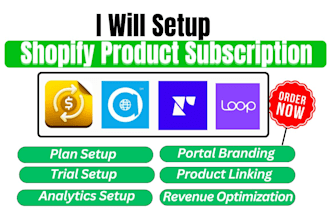 setup shopify subscription appstle seal recharge subi loop recurpay bold skio