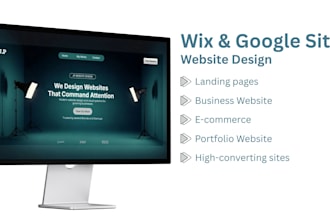 do wix website, google sites website, business, portfolio website, wix studio