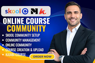 build and grow your skool community, course, membership website