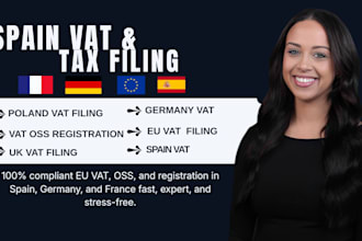 eu vat oss vat registration in spain germany poland france UK sweden portugal