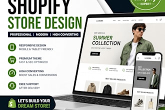 design clothing shopify store