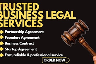 prepare your partnership agreement and founders agreement for your business