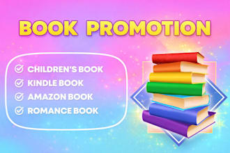 do book and ebook promotion for you