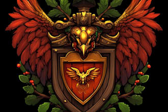 do a fantasy game logo