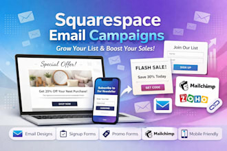 squarespace email campaign newsletter forms subscription forms discount forms