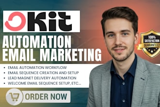setup convertkit automation email sequence funnel tagging kit email marketing