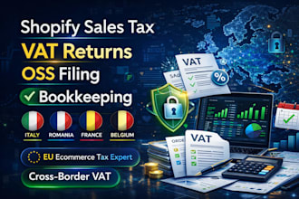 file shopify sales tax vat oss and bookkeeping for italy, romania, belgium