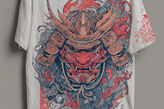 japanese t shirt illustration and t shirt design