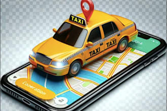 develop taxi booking app uber clone app courier delivery rideshare app