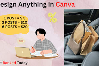 design attractive social media posts in canva