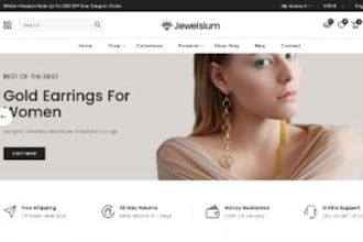 design jewelry shopify store