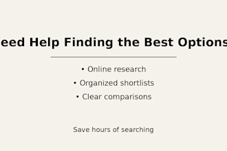 find and compare vendors, services, or options for you