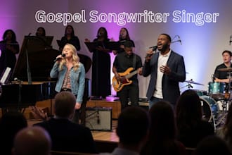 sing and record background vocals and gospel choir, gospel singer