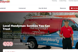 design wix wordpress home repair website home restoration contractor website