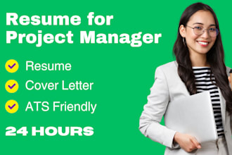 write ats optimized project manager resume
