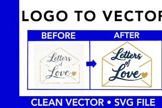 manually convert your logo to a clean vector svg