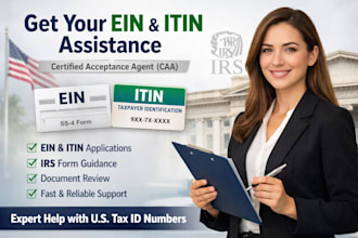 get your ein and itin as caa from the irs