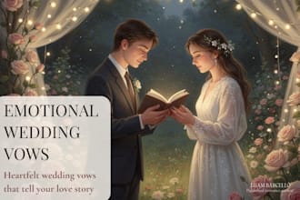 write heartfelt wedding vows that tell your love story