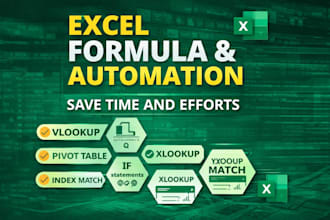 create advanced excel formulas and automate your tasks