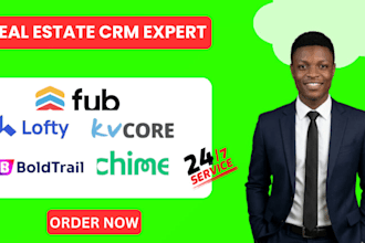 setup lofty CRM, lofty website, idx , kvcore ,follow up boss, lofty smart plan