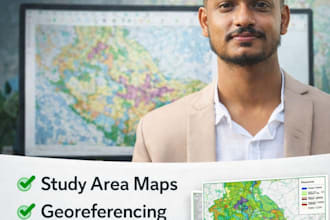 create professional gis maps and perform spatial analysis