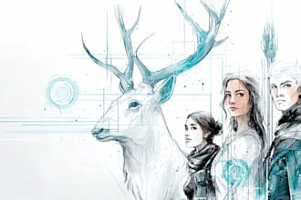 draw a fantasy illustration for you