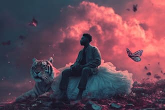 design stunning album cover art for single ep