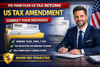 amend US tax return 1040, 1065, 1120, irs filings, federal tax