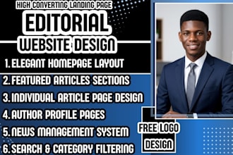 editorial website publishing website content website design media website