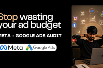 audit and optimize meta and google ads for better roas