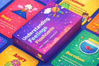 design custom playing cards, uno, poker and educational flashcard game decks