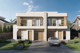 create photorealistic 3d architectural rendering
