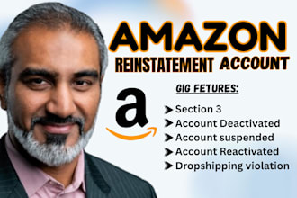 do section 3 account suspension deactivation reactivation dropshipping violation