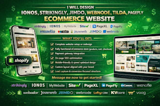 build strikingly jimdo voog pagefly mozello ionos mywebsite ecommerce design