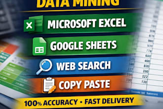 do fast, accurate, and reliable data entry work with my full attention to detail