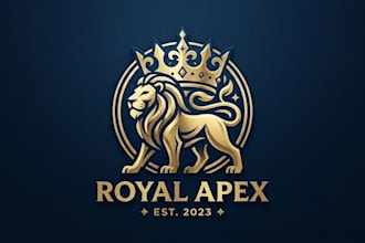 design a bold and luxury king logo for your brand