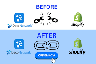 deconetwork setup deconetwork jquery deconetwork shopify API integration