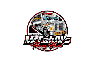 create attractive and imagination truck logo design