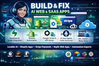 build ai software ai website fix lovable ai supabase shopify n8n stripe payment