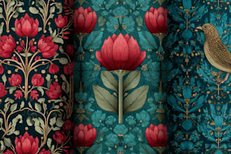 design seamless pattern textile prints pattern design