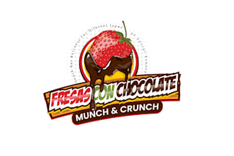 create high quality and beautiful strawberry  logo design