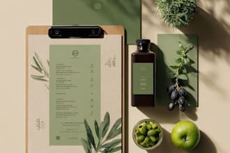 do modern restaurant menu design