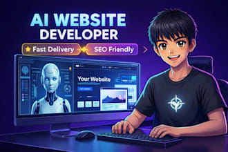 design a professional ai website for business