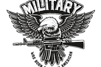 design army military tactical logo, badge, or emblem