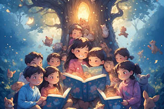 draw children book illustration