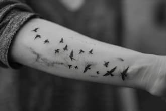design a stunning minimalist lineart tattoo for you