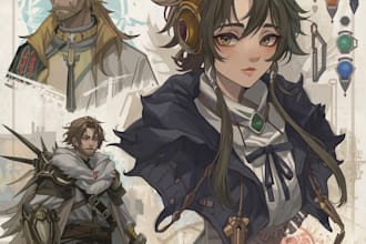 create custom ai characters and concept art