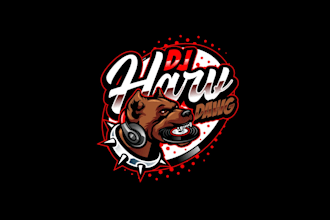 create creative and good looking dog logo design