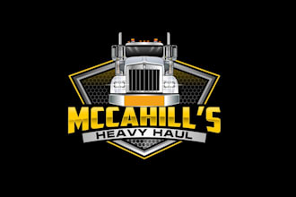 create attractive and imagination truck logo design